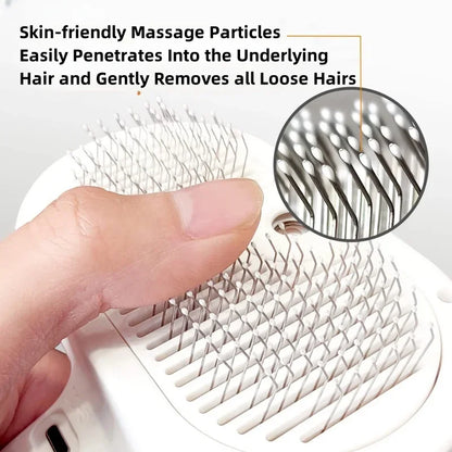 Steamy Pet Brush – Shedding Comb with Water Tank