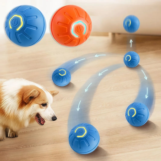 Smart Moving Pet Ball – USB Interactive Toy for Dogs & Cats
