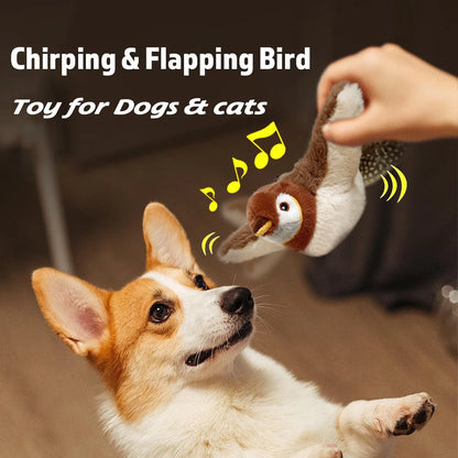 Flapping Bird Cat Toy – Rechargeable & Touch-Activated