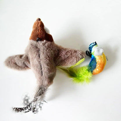 Flapping Bird Cat Toy – Rechargeable & Touch-Activated