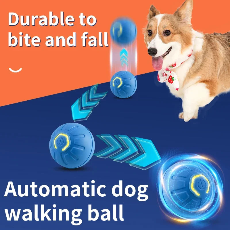 Smart Moving Pet Ball – USB Interactive Toy for Dogs & Cats