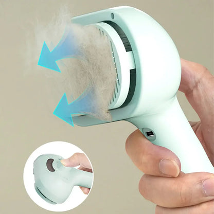 Steamy Pet Brush – Shedding Comb with Water Tank