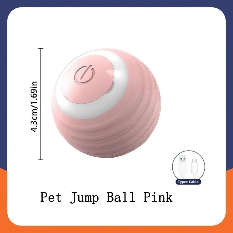 Smart Moving Pet Ball – USB Interactive Toy for Dogs & Cats