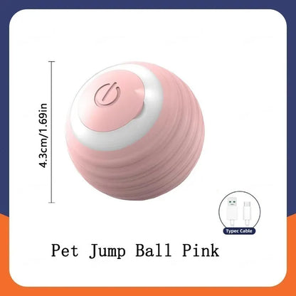Smart Moving Pet Ball – USB Interactive Toy for Dogs & Cats